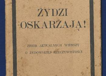 Judaica - Żydzi oskarżają ! - Mosze Wajsberg - BIAŁY KRUK na sprzedaż  Skierbieszów