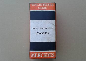 Wkład Filtra Oleju MERCEDES 200, 220D, 240D, 3.0 MODEL 123 na sprzedaż  Gliwice