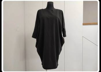 Czarna sukienka tunika na czas ciąży i nie tylko 42 XL na sprzedaż  Płock