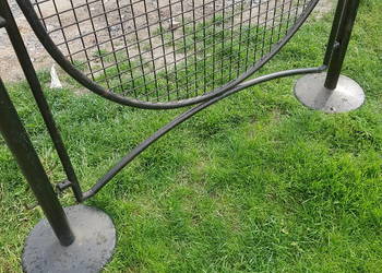 Płotek ogródek piwny komplet z słupkiem metalowy na sprzedaż  Głogowa