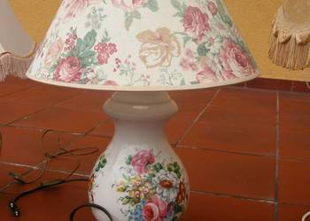 stara lampa kwiatowa z porcelany na sprzedaż  Gorzów Wielkopolski