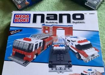 klocki mega bloks nano 5981, 5905, 5906 pogotowie straz samo na sprzedaż  Katowice