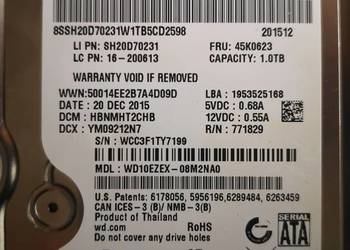 DYSK twardy HDD 3,5&quot; Western Digital WD10EZEX 1TB na sprzedaż  Rzeszów