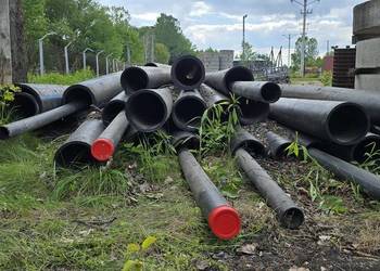 Rury PE do kanalizacji, średnice od 7,5 do 28,5 cm 12m ponad 30 sztuk +inne na sprzedaż  Rzeszów