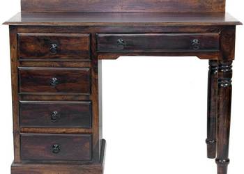 Drewniane małe kolonialne indyjskie biurko 110 cm 78623, używany na sprzedaż  Limanowa