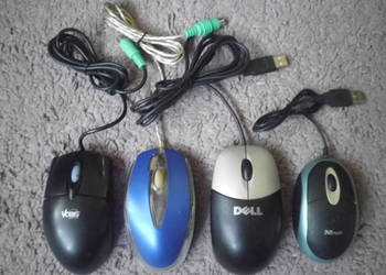 Myszki MYSZ na PS2 i USB - przewodowe i..., używany na sprzedaż  Starogard Gdański