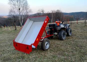 Przyczepka ATV 200cm do quada lub traktorka wywrotka, używany na sprzedaż  Skawina