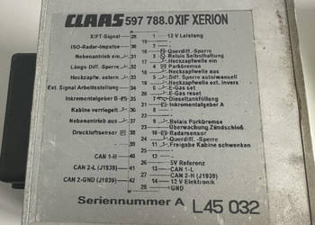 Claas Xerion Moduł / Sterownik XIF 597 788.0 | 597 788.1 | 597 788.2 na sprzedaż  Jastrzębniki