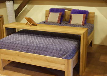 POMOCNIK drewniany do łóżka 140x200 DĄB na sprzedaż  Kruszyniec