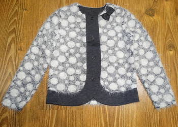 Sweterek dziewczęcy z kokardką r.128 na sprzedaż  Legnica