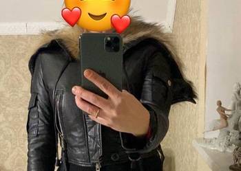 Używany, Kurtka Dsquared skóra na sprzedaż  Kraków