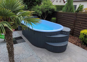 BASEN OGRODOWY WOLNOSTOJĄCY JACUZZI, Hydromasaż, Podgrzewany na sprzedaż  Wrocław