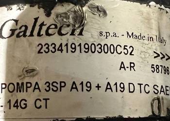 Galtech 3SP A19+A19 D TC SAEB-14G CT (233419190300C52) Pompa na sprzedaż  Poznań