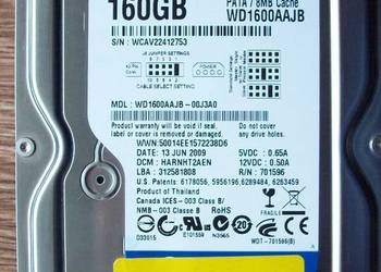 WD BLUE 160GB 7.2K 8MB ATA 3.5'' WD1600AAJB na sprzedaż  Reda