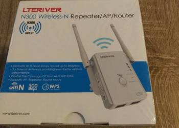 Wzmacniacz wifi Repeater AP Router LTERIVER N300 na sprzedaż  Szczecin