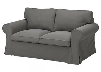 Sofa EKTORP IKEA szara, bardzo dobry stan, kanapa 2 osobowa, używany na sprzedaż  Liszki