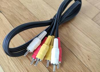 Kabel 3x RCA Cinch Composite audio-video subwoofer głośniki 75cm na sprzedaż  Tuchola