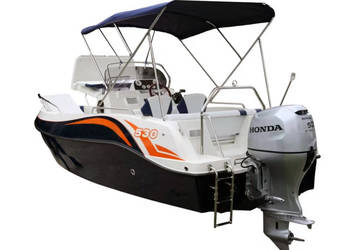 Używany, ŁÓDZ MOTOROWA 530 SPORT SILNIK HONDA 50KM z przyczepą DMC 1300kg na sprzedaż  Wrocław