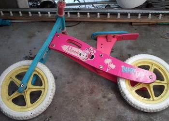 Używany, Rowerek biegowy drewniany Disney Summer Fun na sprzedaż  Knurów