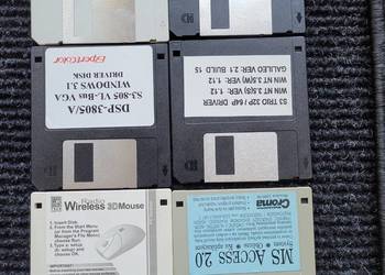 Używany, Stare dyskietki (3.5 oraz 5.25&quot;) i CD - sterowniki, gry, programy PC na sprzedaż  Kraków