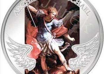 Używany, Moneta 1 Dollar Archanioł Michał Archangel DOLAR Królowa Elizabeth II na sprzedaż  Sosnowiec