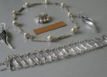 W.KRUK zestaw srebrny piękny i modny warto zobacz na sprzedaż  Rzeszów