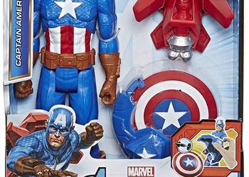 Używany, Figurka Avengers Kapitan Ameryka Titan Hero Blast Gear na sprzedaż  Mogilany