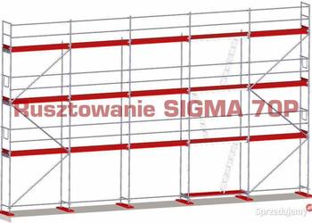 Używany, Rusztowania rusztowanie elewacyjne fasadowe ramowe 81 m2 na sprzedaż  Słupsk