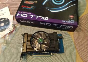 Karta graficzna Gigabyte AMD Radeon HD7700 OC 1GB DDR5, używany na sprzedaż  Przemyśl