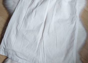 Kremowa spódnica midi w prążki roz. XS/S Vintage Retro Alternative, używany na sprzedaż  Olkusz