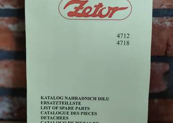 Katalog Części Zetor 4712 Zetor 4718 na sprzedaż  Kępno