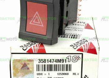 WŁĄCZNIK ŚWIATEŁ AWARYJNYCH MASSEY FERGUSON 3581474M91 na sprzedaż  Łążynek
