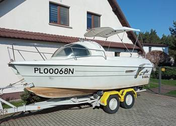 łódź motorowa kabinowa kabinówka, silnik 40KM i przyczepa DMC 1320kg na sprzedaż  Lubliniec
