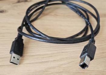 Kabel do drukarki, skanera USB A - USB B, używany na sprzedaż  Zabrze