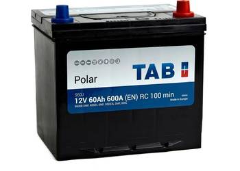 Akumulator 60Ah 600A TAB POLAR S  JAPAN Prawy Plus na sprzedaż  Wałbrzych