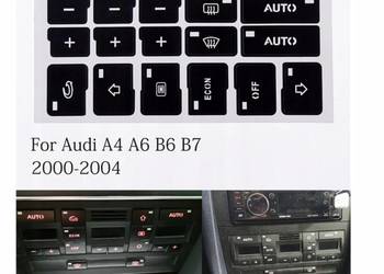 Używany, NNAKLEJKI NA AUDI A4 B6 panelu klimatyzacji 2000-04 na sprzedaż  Warszawa