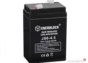 Akumulator ENERBLOCK AGM JS6-4.5 6V 4,5 Ah, używany na sprzedaż  Szczecin