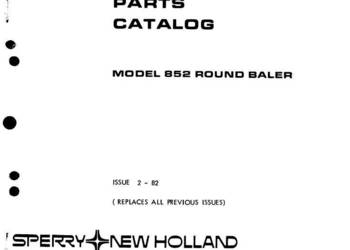 New Holland 852, 840, 851 katalog części prasa na sprzedaż  Kielce
