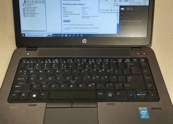 HP Zbook 14, i7-4600U 2.7GHz, 8GB RAM, 180GB SSD, Win10Pro na sprzedaż  Warszawa