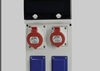 Rozdzielnica budowlana natynkowa Scame Block 1x32A/5p,1x16A/5p, 2x230V + 11 na sprzedaż  Toszek