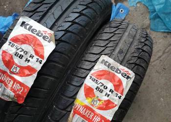 2x Opony letnie 185/70r14 88h kleber dynaxer hp2 nowe na sprzedaż  Pławna Dolna