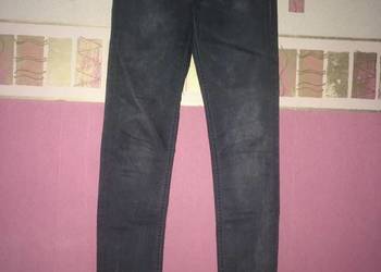 NOWE  Szare Dżinsy jeansy spodnie rurki skinny H&amp;M rozm. Xs na sprzedaż  Leszno