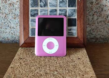 odtwarzacz Apple IPod nano 3 generacja 8 GB unikat retro vintage   różowy m na sprzedaż  Kielce