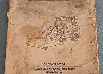 Książka Parts Book JCB 3CX Contractor na sprzedaż  Kraków