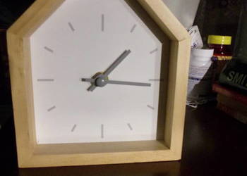 Zegar drewniany &quot; Gorge Home &quot; w kształcie domku  18x14 cm. na sprzedaż  Warszawa