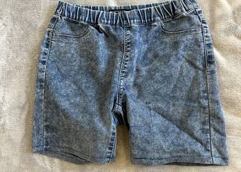 Krótkie spodenki / szorty jeansowe / dżinsowe niebieskie na sprzedaż  Jasło