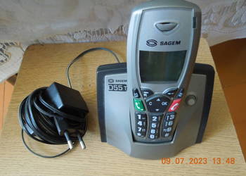 Używany, telefon sagem stacjonarny bezprzewodowy d55t na sprzedaż  Częstochowa