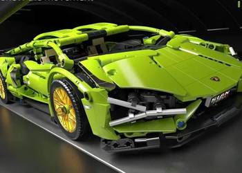 Klocki Lamborghini samochód jak LEGO technic nowe na sprzedaż  Katowice
