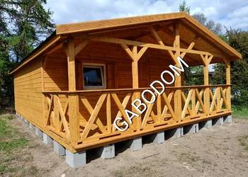 Używany, Domek drewniany MAXM5M2 duży taras  domki drewniane na sprzedaż  Toruń
