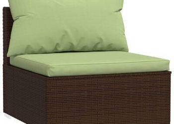 vidaXL 3-osobowa sofa ogrodowa z poduszkami, polirattan, brązowa(sku317555) na sprzedaż  Warszawa